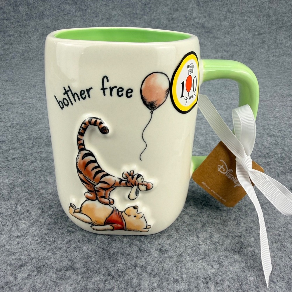 Disney Winnie the Pooh 100 Years Bother Free Tigger Coffee Mug Rae Dunn NWT